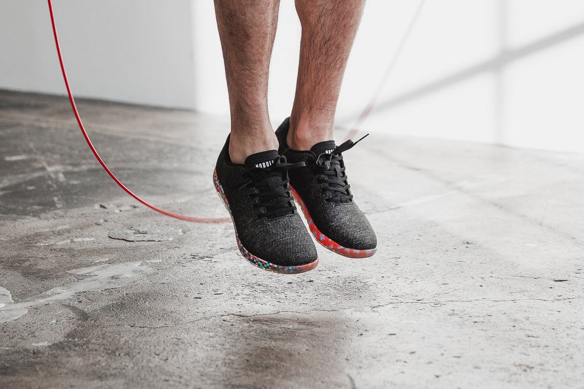 Nobull Superfabric Men's Trainers Black | Australia (VY2063)